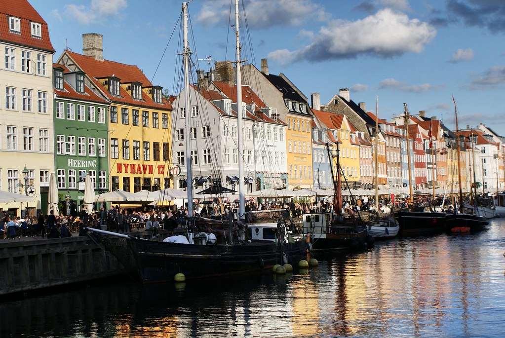 Canal du "nouveau port" ou Nyhaven à Copenhague.