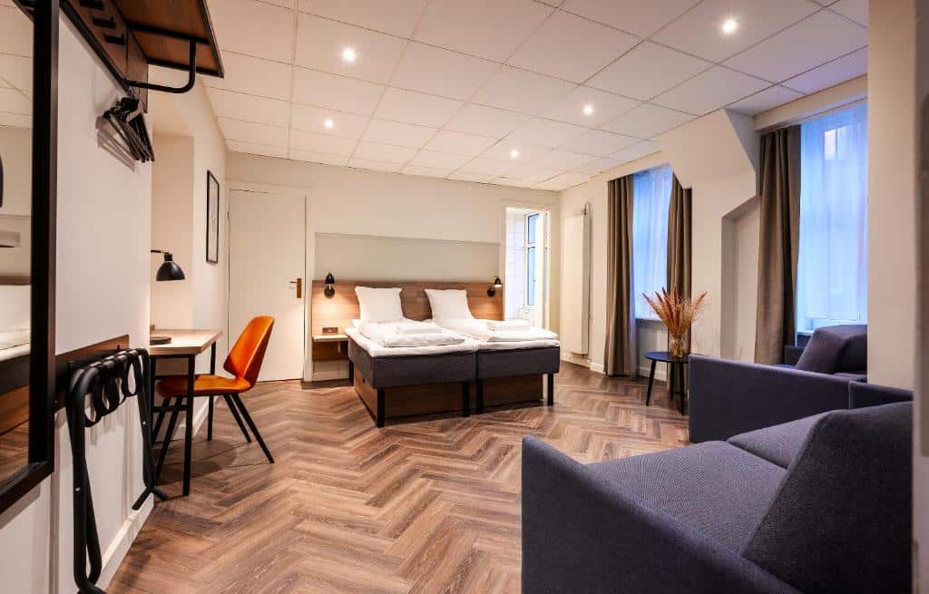 Chambre de l'hotel Go Saga Hotel à Copenhague.