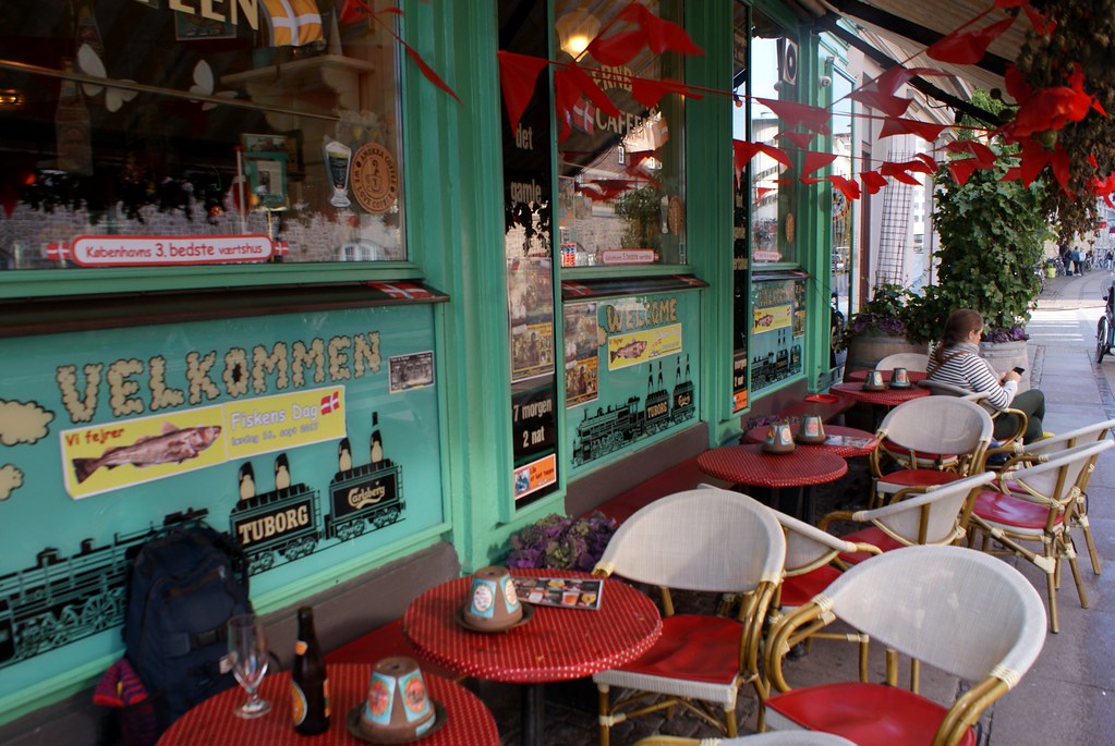 Jernbanecafeen, bar pittoresque à Vesterbro à la sortie de la gare centrale.