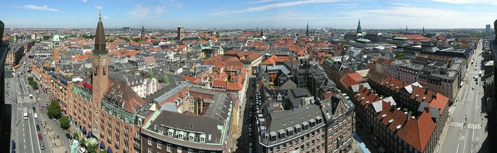 Vue panoramique depuis l'hôtel de ville de Copenhague - Photo de Ibrahim50 yes