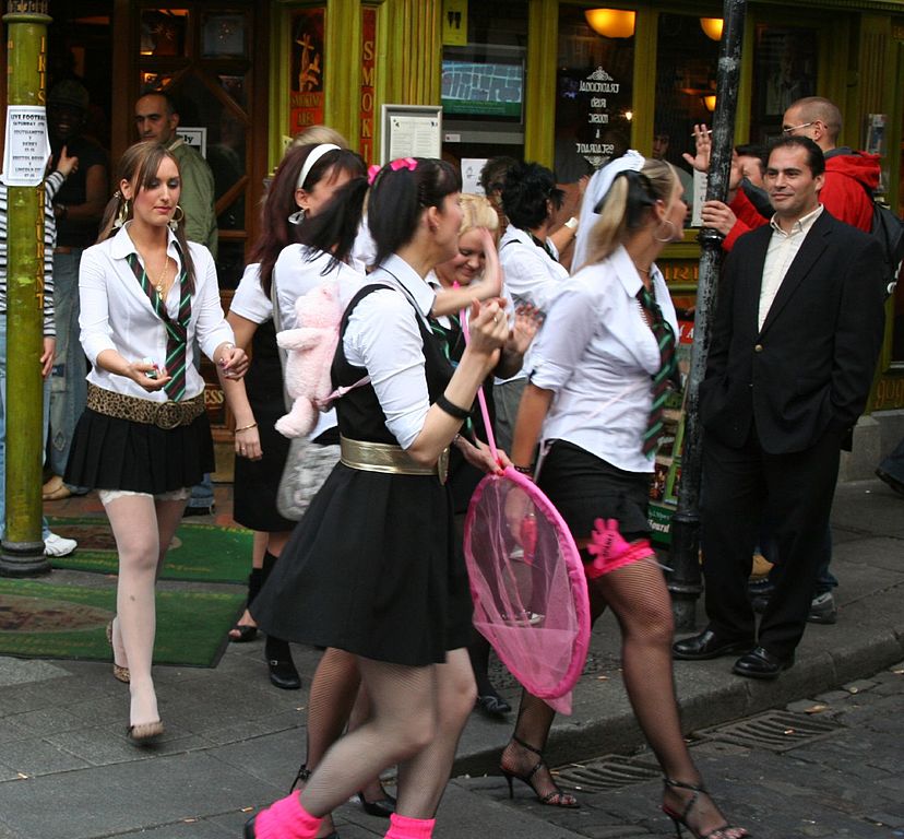 EVF dans le quartier de Temple Bar à Dublin - Photo de Declan