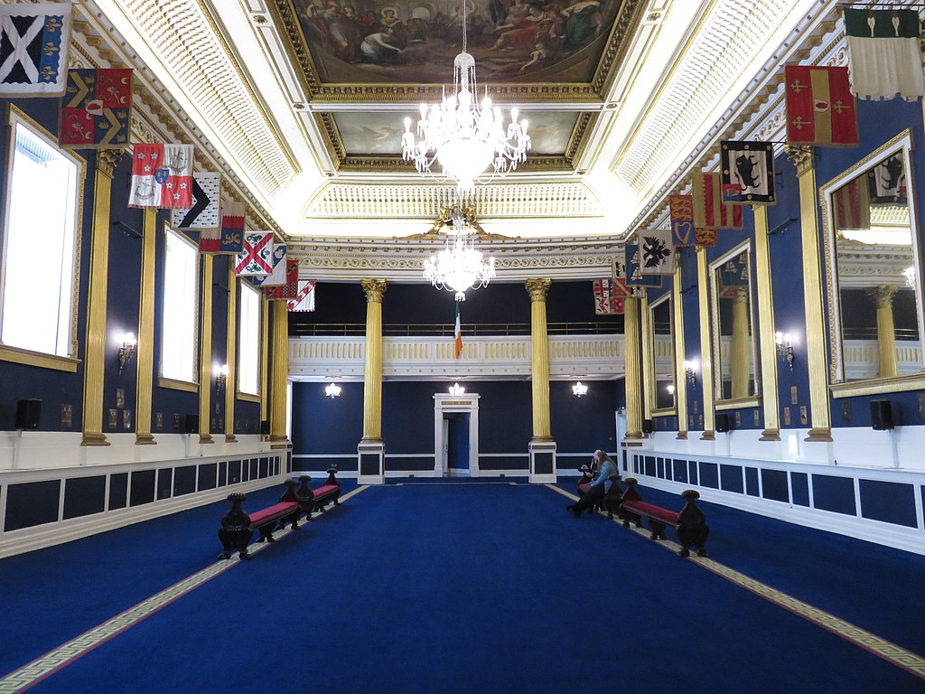 St. Patrick's Hall dans le Dublin castle - Photo d'Antony-22