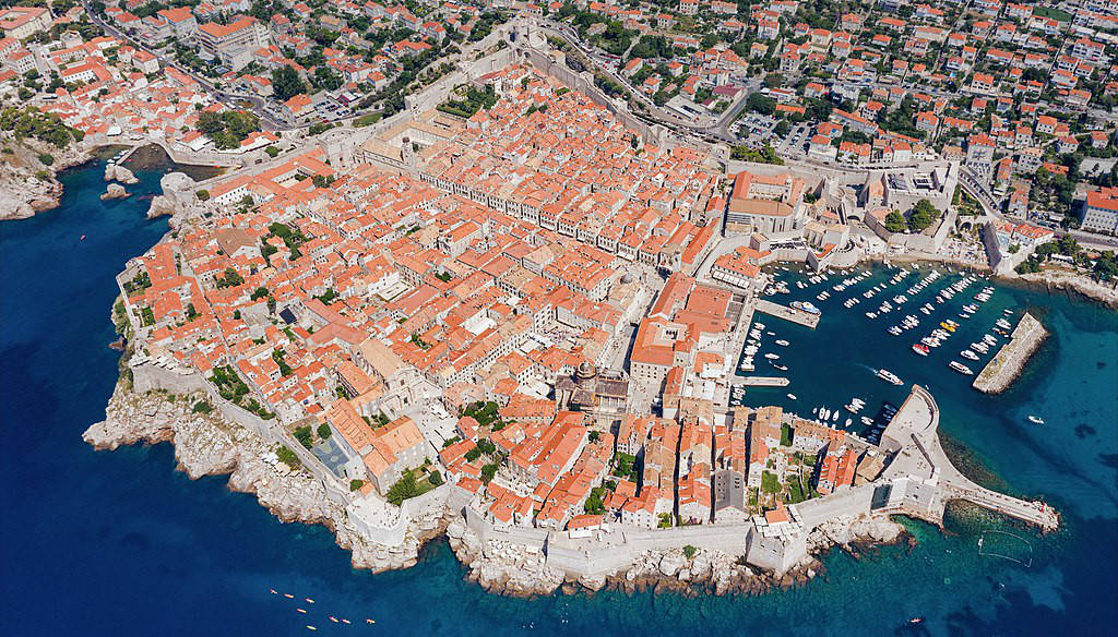 Centre historique de Dubrovnik - Photo de Dronepicr - Licence ccby 2.0