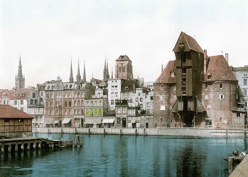 Port de Danzig en 1900.