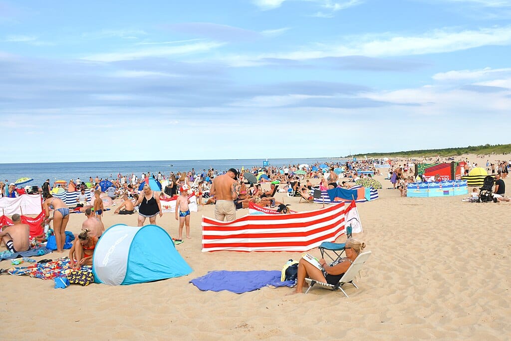 Plage de Stogi à Gdansk - Photo de Silar - Licence ccbysa 4.0