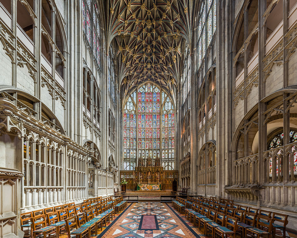 Lieux de tournage d'Harry Potter : Choeur de la cathédrale de Gloucester dans le Gloucestershire - Photo de Diliff