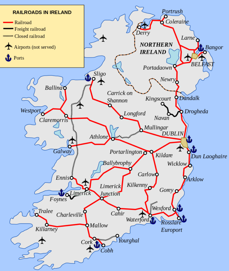 ireland train trip planner