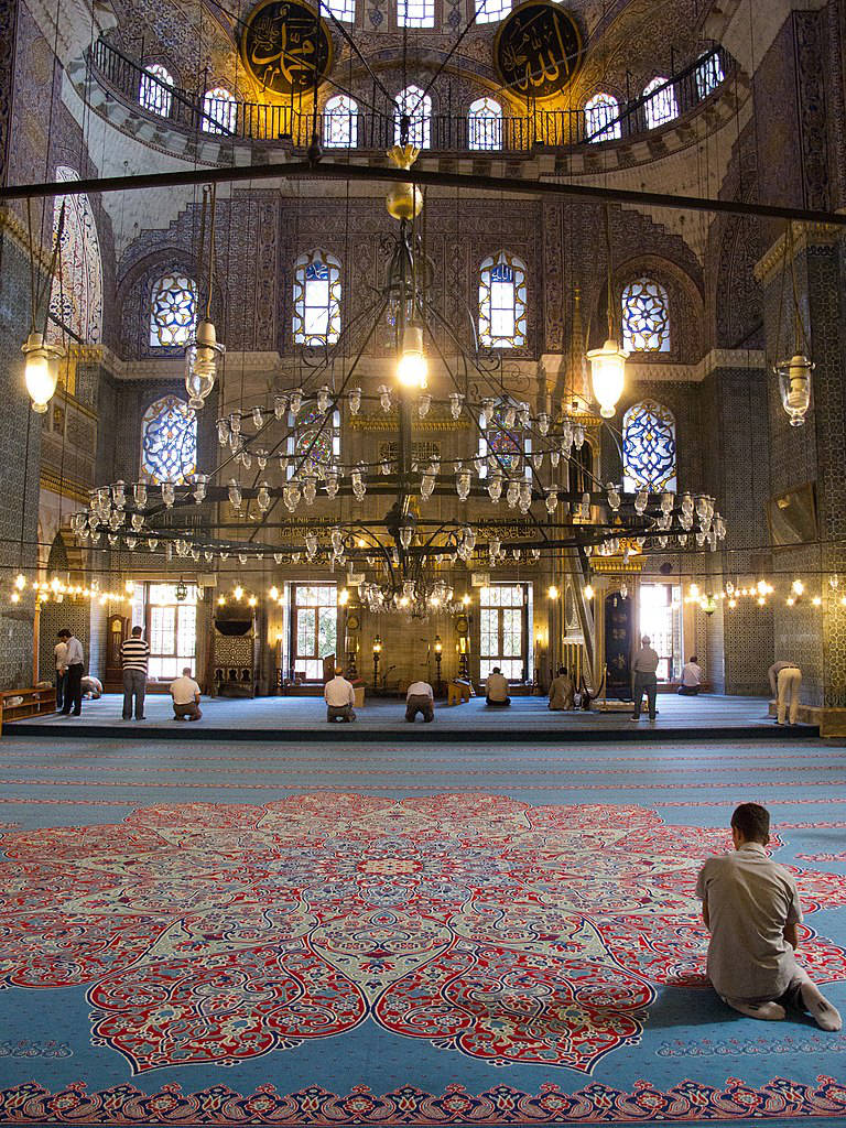 Prière dans la Mosquée Neuve à Istanbul - Photo de Brian Jeffery Beggerly - Licence ccby 2.0