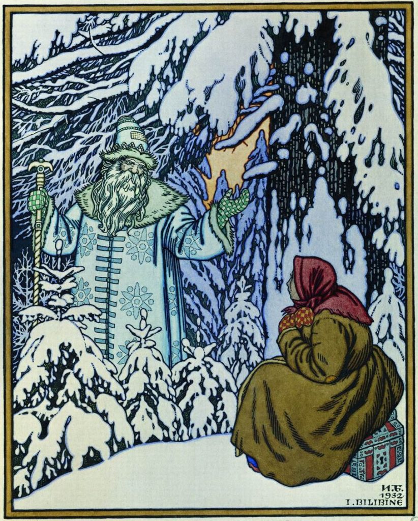 Dessin d'Ivan Bilibin (1932).