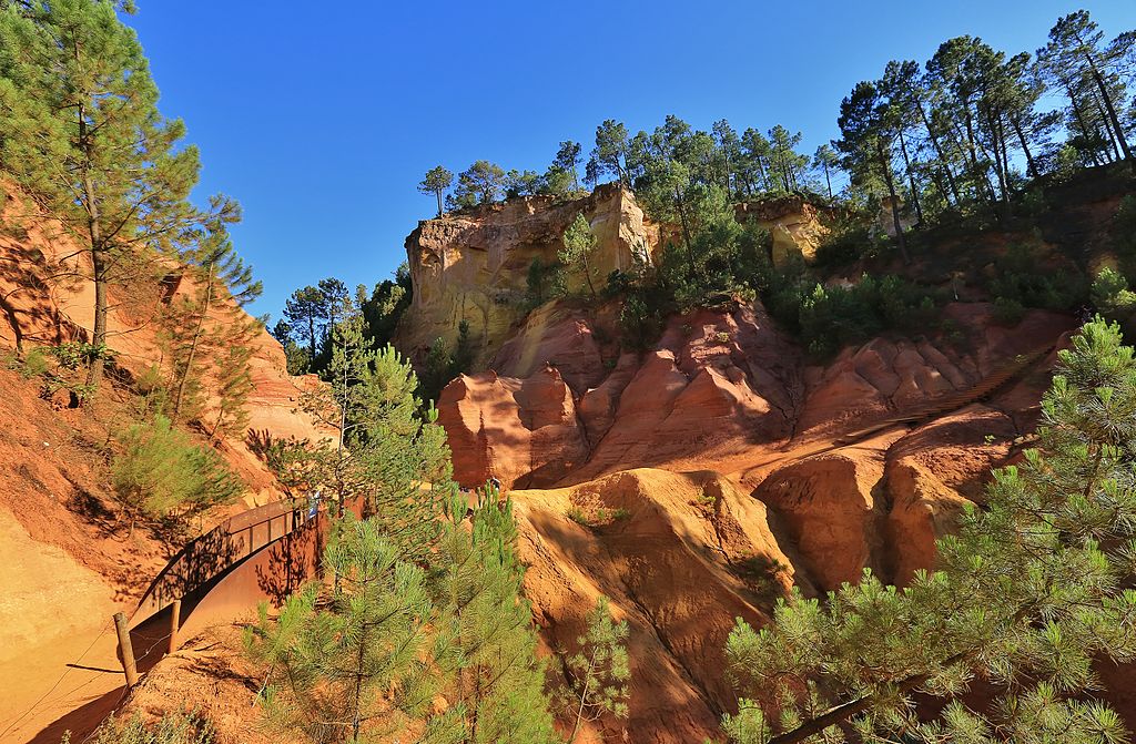 Sentiers des Ocres à Roussillon - Photo Landreau Patrick - Licence CCBYSA 3.0