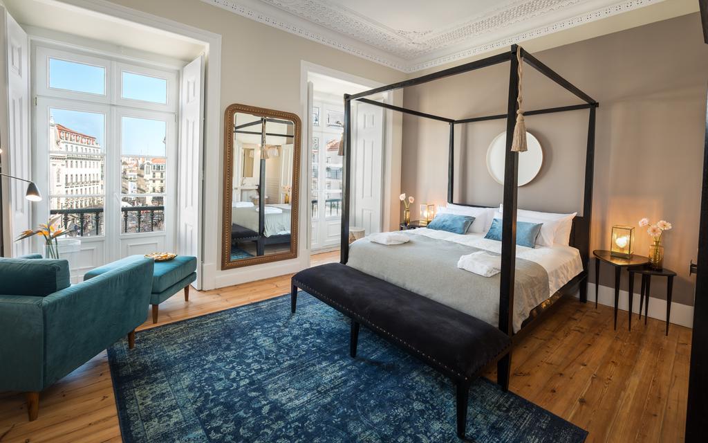Chambre de de l'hotel Le Consulat à Lisbonne.