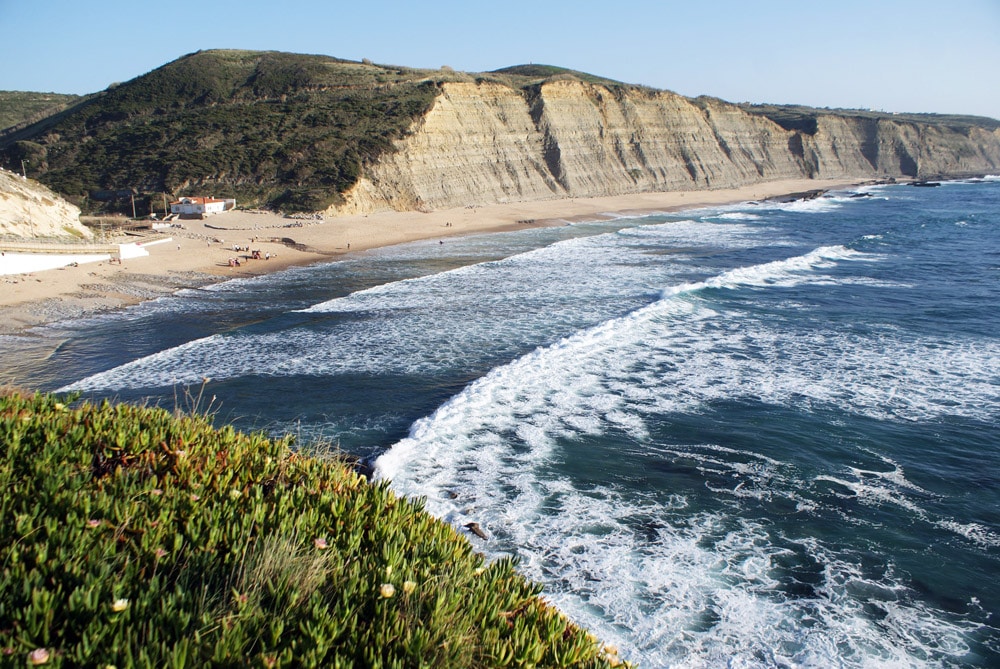 Plage de Magoito au nord de Cascais