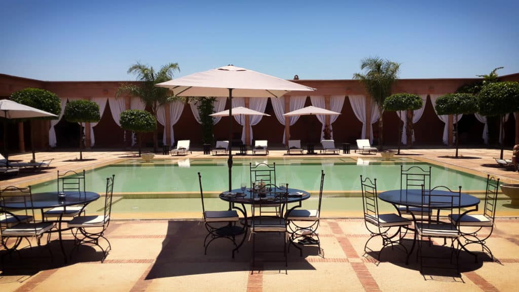 Hébergement de luxe à Marrakech - Photo de Jardins de Touhi - Licence CC BY SA 3.0