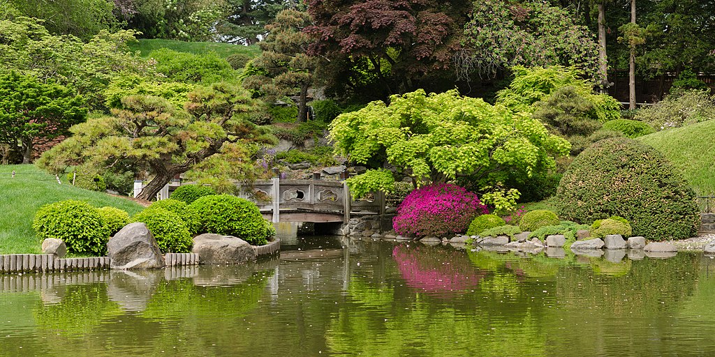 Dans le jardin japonais du jardin botanique de Brooklyn à New yorj - Photo de Kings of Hearts / CC BY SA 3.0