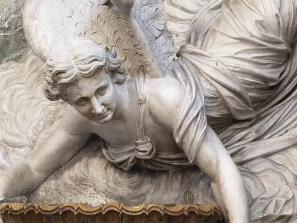 Statue d’ange dans l’église San Giuseppe dei Teatini à Palerme – Photo de gnuckx