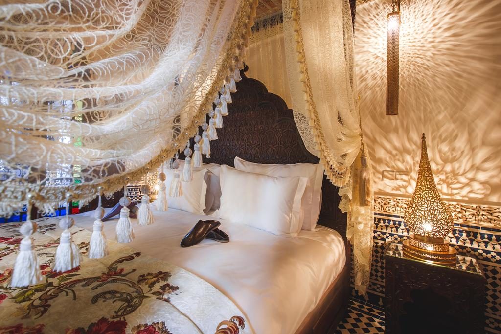 Hotel de charme à Fès : Dans une suite du Riad Mayfez suites & spa.