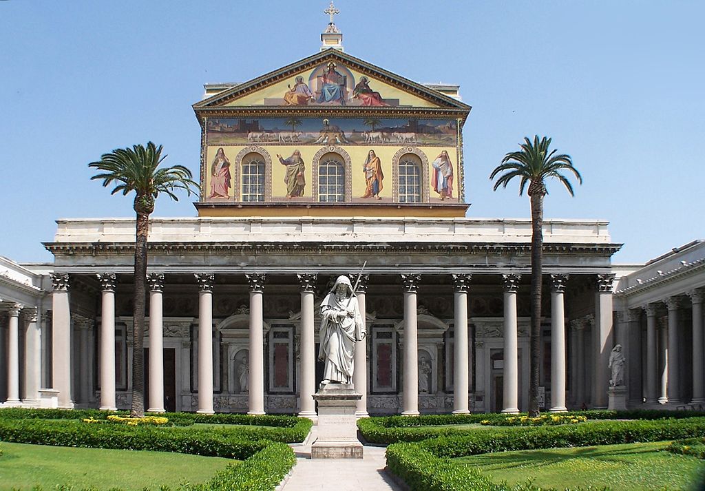 Basilique Saint Paul hors les murs dans le quartier de Testaccio-Ostiense à Rome - Photo de Berthold Werner