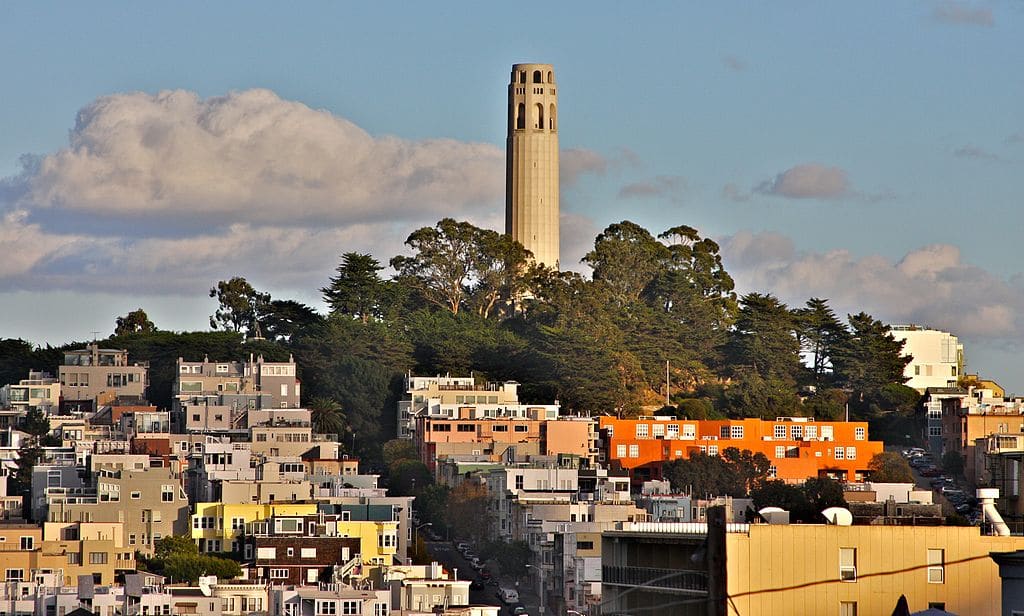 Coit Tower à San Francisco - Photo de Tony Webster.