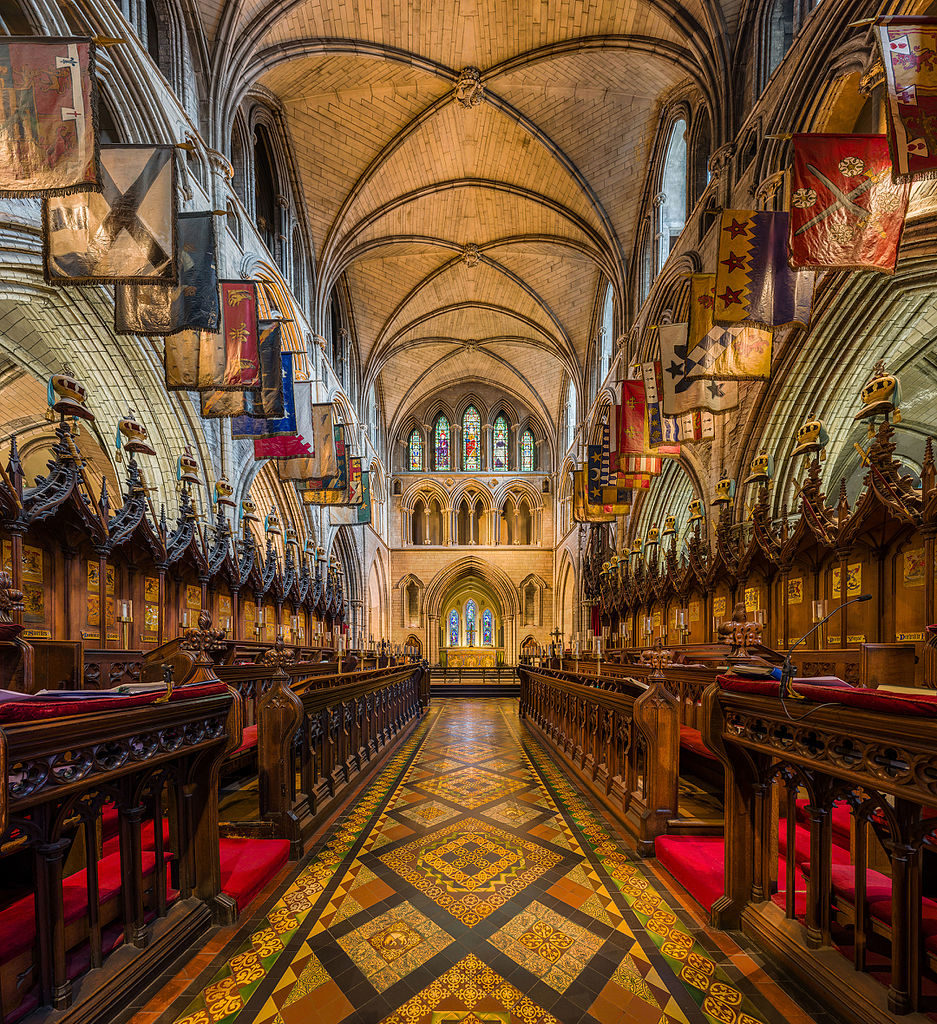 Cathédale Saint Patrick à Dublin - Photo by DAVID ILIFF. License- CC BY-SA 3.0