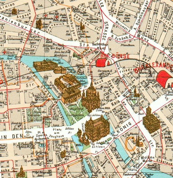 Carte détaillée de Berlin avec tous les lieux du guide ⋆ Vanupied