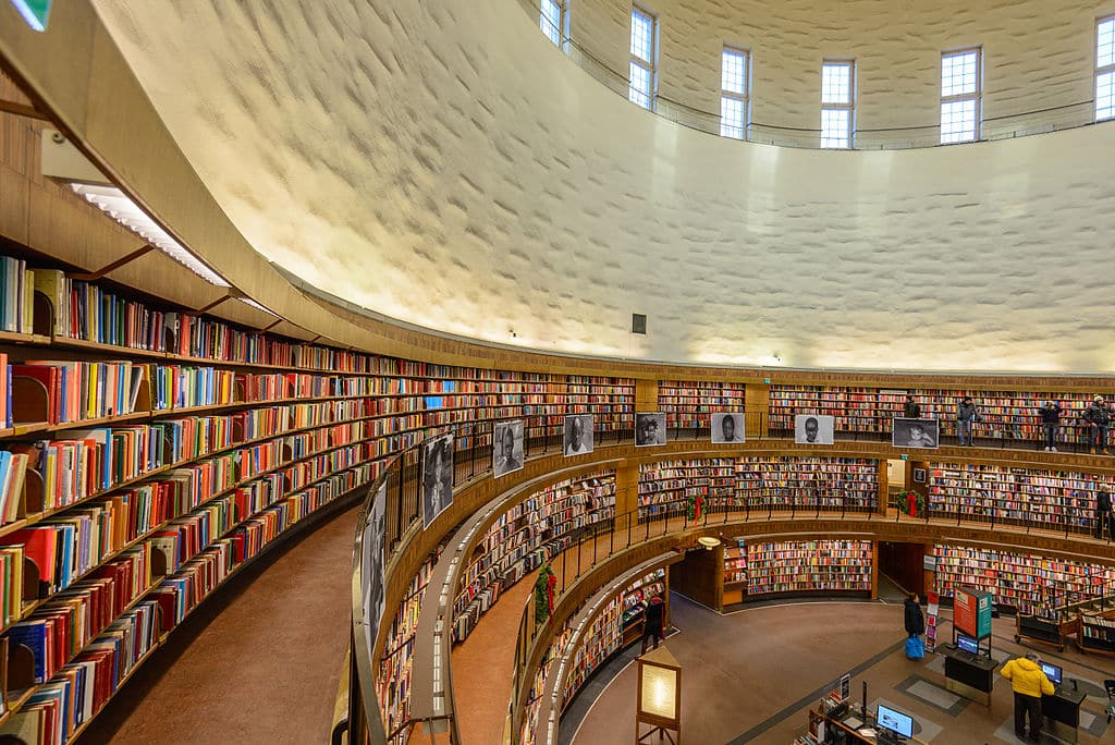 Bibliothèque municipale de Stockholm - Photo d'Arild Vagen - Licence CCBYSA 4.0