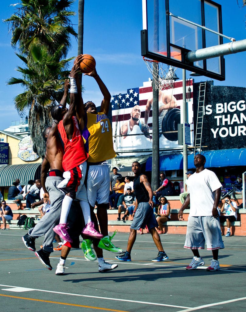 Basket à Venice Beach, Los Angeles - Photo de Thomas Sørenes