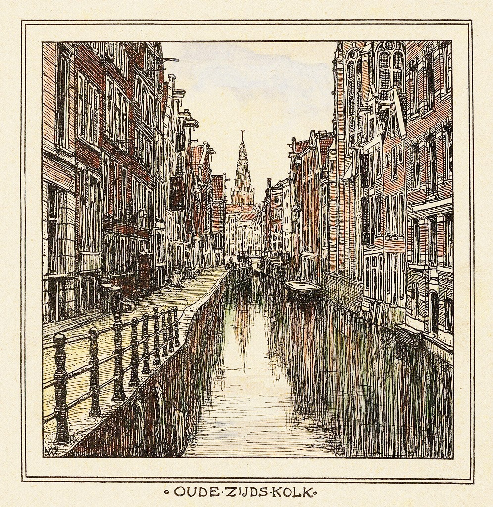 > Quartier rouge d'Amsterdam en 1900 vu par Willem Wenckebach. > Quartier rouge d'Amsterdam en 1900 vu par Willem Wenckebach.