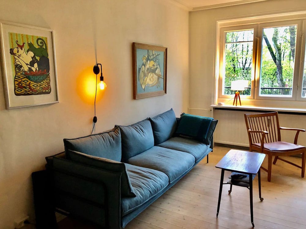 Airbnb à Copenhague : Ambiance arty et vintage.