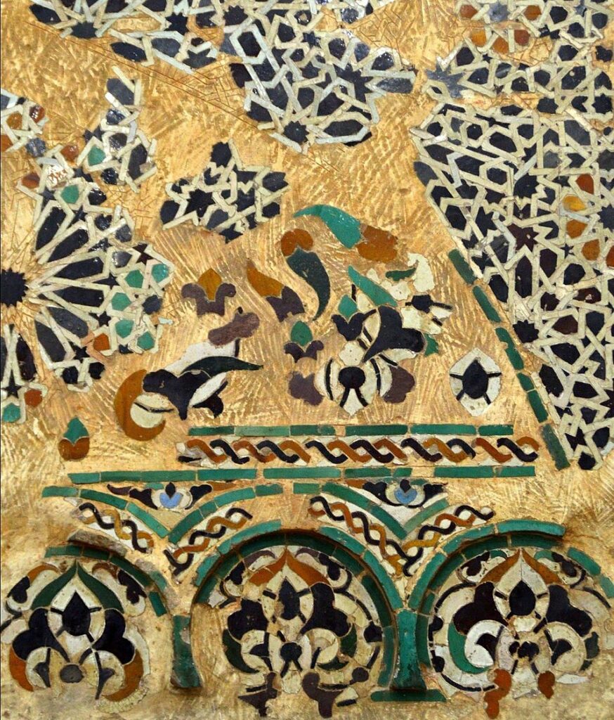 Zellige de la Medersa Tachfinya de Tlemcen au Musée national des Antiquités à Alger - photo de Kingdz16 - Licence ccbysa 4.0
