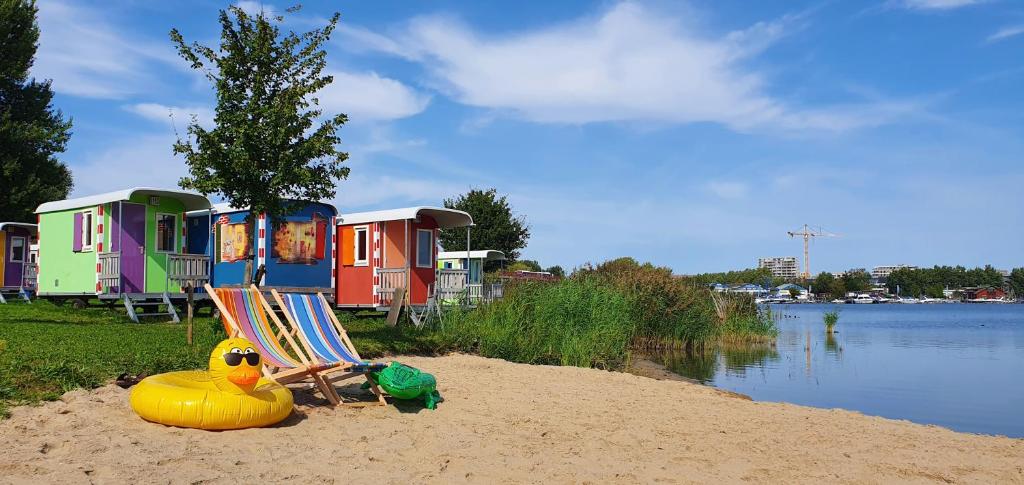 Zeeburg, camping à Amsterdam ou près d'Amsterdam.