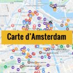 Carte d’Amsterdam (Pays-Bas) : Plan détaillé gratuit et en français à télécharger