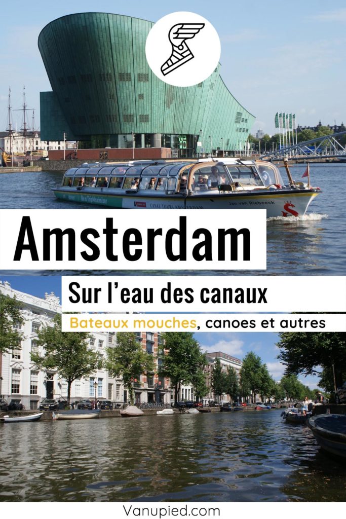 Croisière en bateaux mouches sur les canaux d'Amsterdam 