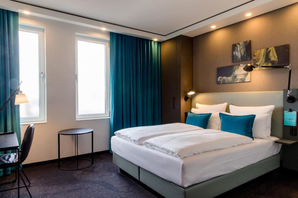 Chambre du Motel One Amsterdam Waterlooplein.