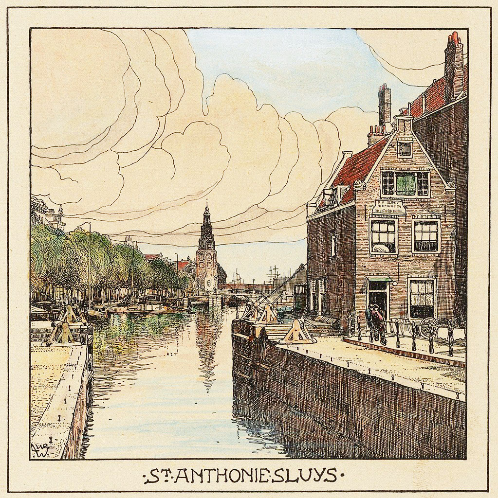 Lire la suite à propos de l’article Illustration : Amsterdam en 1900 vu par Willem Wenckebach