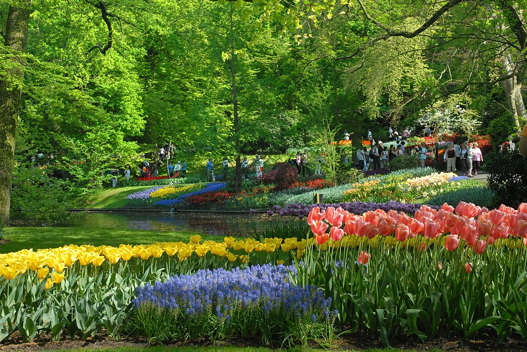 Jardin aux Fleurs de Keukenhof à proximité d'Amsterdam