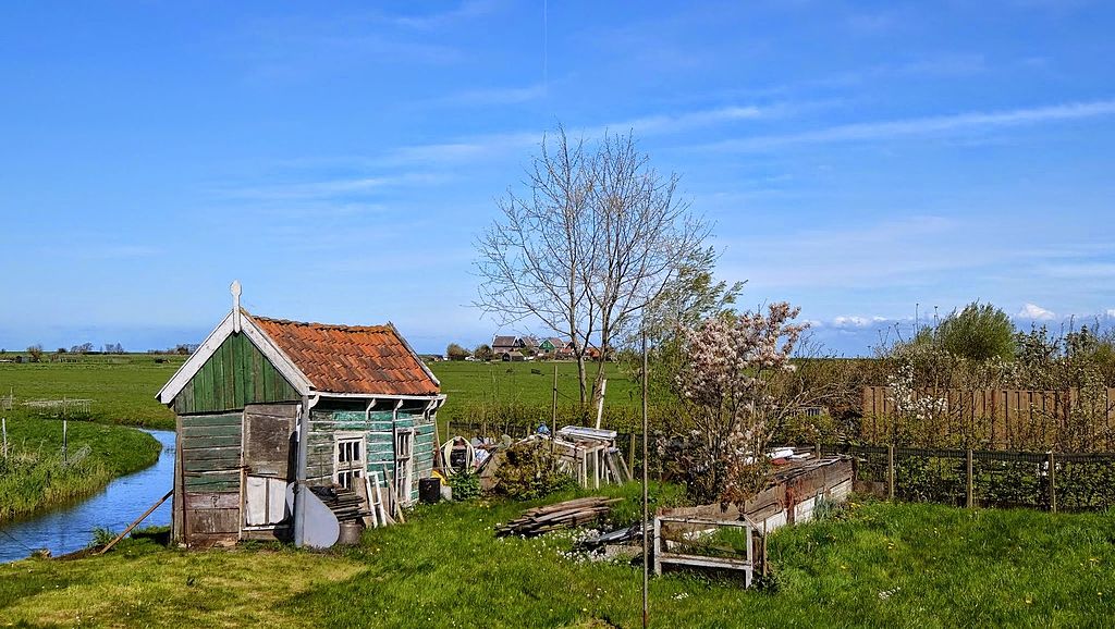 Sur l'île de Marken près de Volendam aux Pays-Bas - Photo de Ben Bender