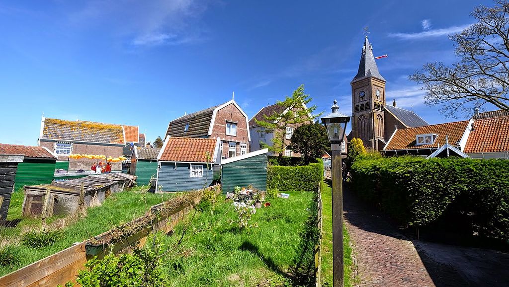 Sur l'île de Marken près de Volendam aux Pays-Bas - Photo de Ben Bender