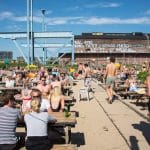 Fermé +/- temporairement / Roest Café, bar industriel dans le port d’Amsterdam