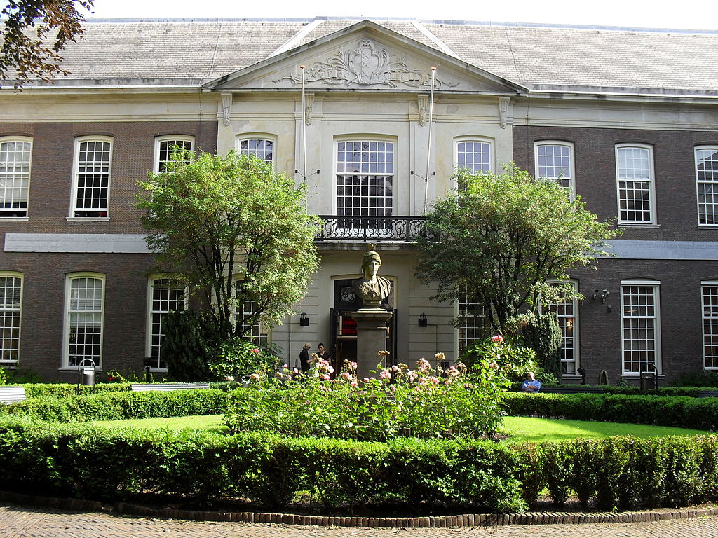 Jardin de l'Université d'Amsterdam dans le centre historique - Photo de Marcel Mulder