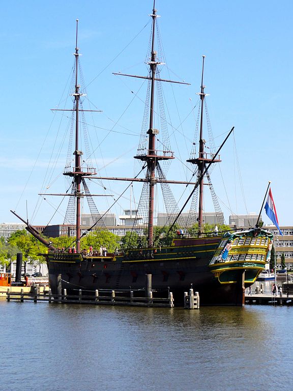 Lire la suite à propos de l’article Musée maritime d&rsquo;Amsterdam : Bateau, navigation et empire