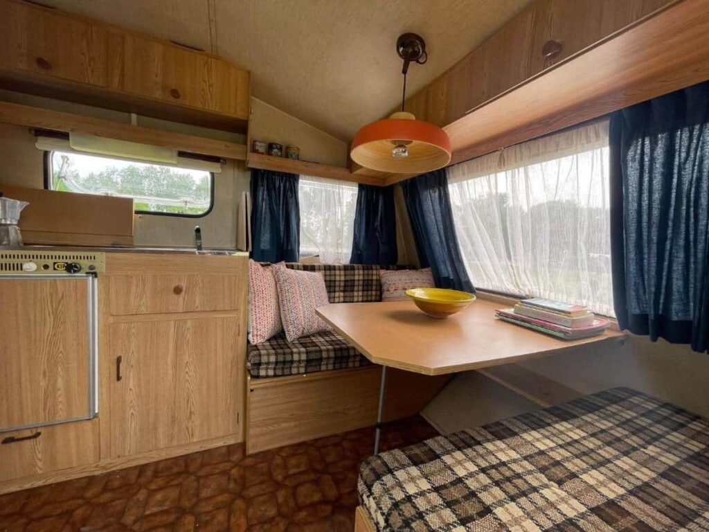 Caravane du camping Farm Huize Blokland près d'Amsterdam