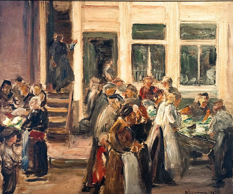 > Rue du quartier juif d'Amsterdam par Max Liebermann