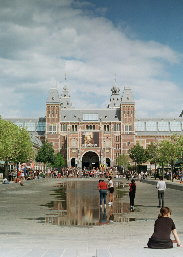 Rijksmuseum dans le quartier des musées d'Amsterdam - Photo de Rifad Lafir