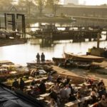 De Ceuvel à Amsterdam, café hippie dans le nord