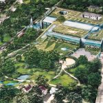 Insolite : Jardin sur le toit de la BU de Varsovie [Powisle]