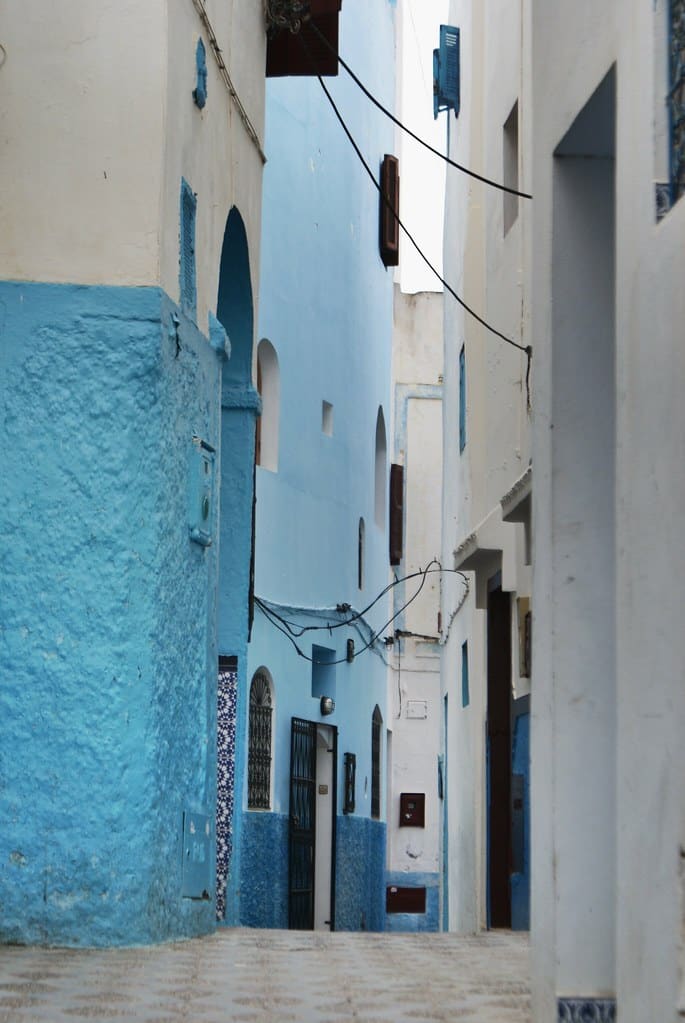 Ruelle de la médina d’Asilah, Assilah, Azilah ou quelques soit la manière de l'écrire.