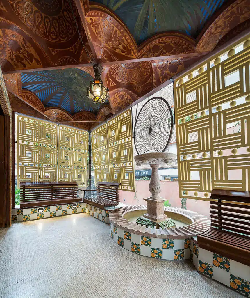Intérieur de la Casa Vicens de Barcelone - Photo de Pol Viladoms - Licence ccbysa 4.0