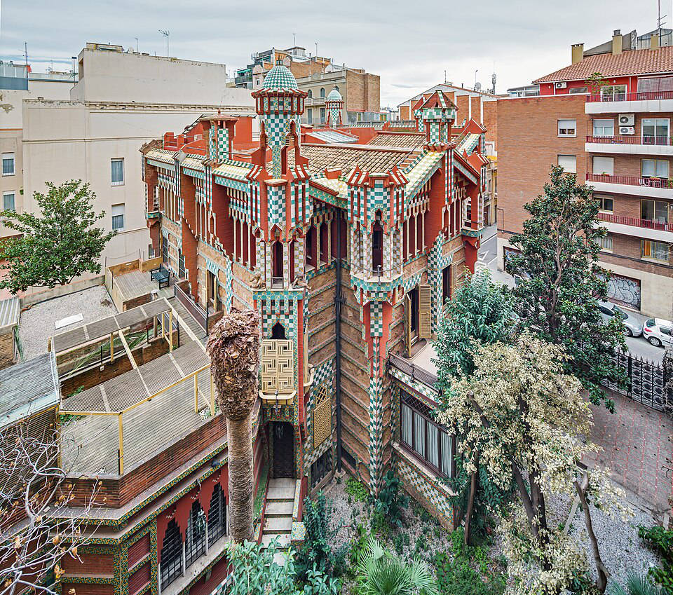Lire la suite à propos de l’article Casa Vicens à Barcelone, 1ere réalisation de Gaudi et musée