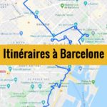 Itinéraires Barcelone en 2 jours : Parcours à pied en 20 étapes