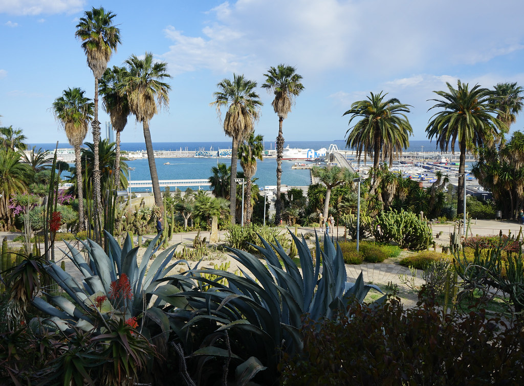 Dans le jardin Mossen Costa i Llobera à Barcelone.